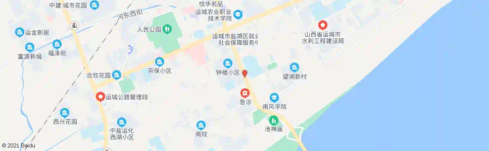 运城解放南路_公交站地图_运城公交_妙搜公交查询2025