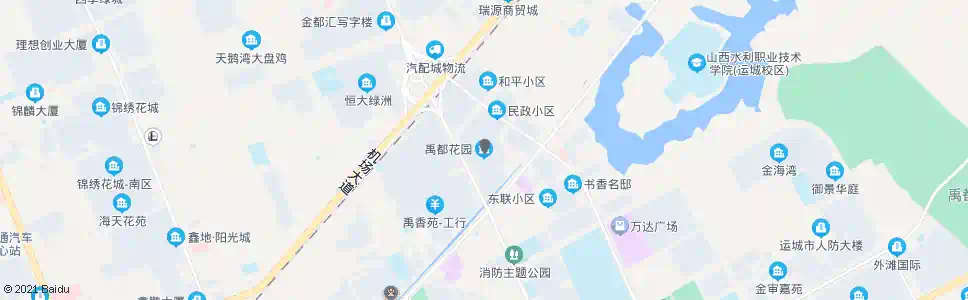 运城禹都花园_公交站地图_运城公交_妙搜公交查询2025
