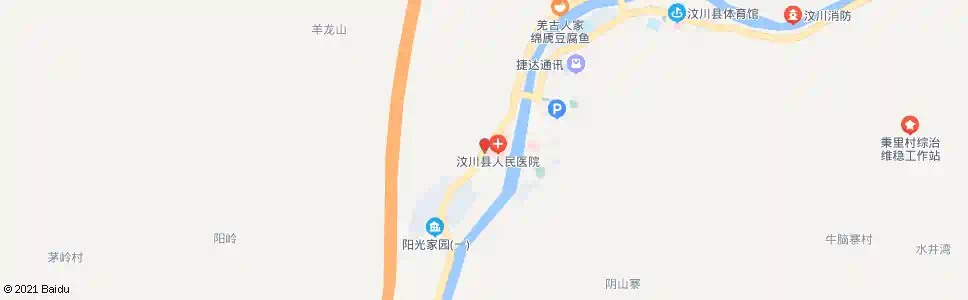 阿坝州人民医院_公交站地图_阿坝公交_妙搜公交查询2025
