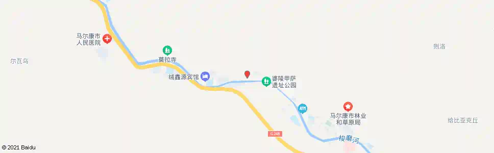 阿坝招呼站(达萨街)_公交站地图_阿坝公交_妙搜公交查询2025