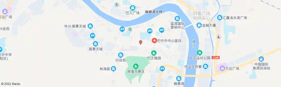 巴中南池市场_公交站地图_巴中公交_妙搜公交查询2025
