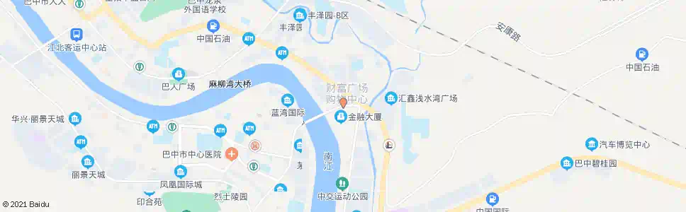 巴中东方鑫村_公交站地图_巴中公交_妙搜公交查询2025