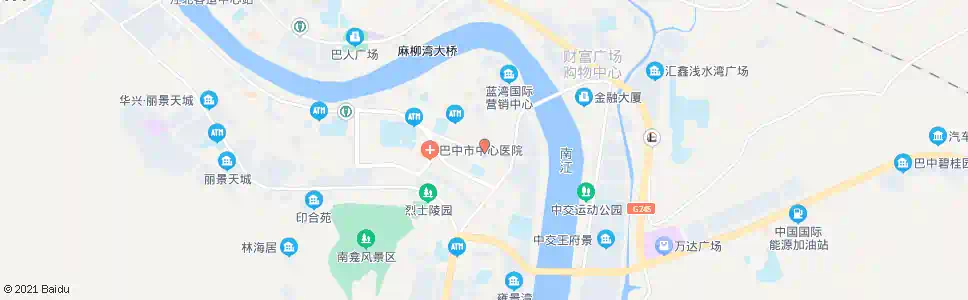 巴中大堂坝_公交站地图_巴中公交_妙搜公交查询2025