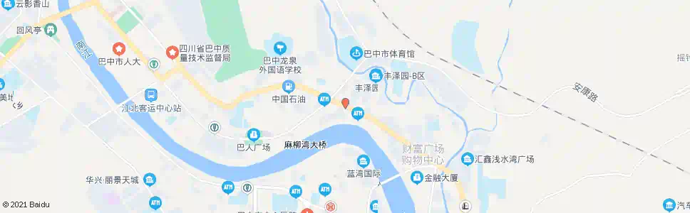 巴中龙泉路口(西行)_公交站地图_巴中公交_妙搜公交查询2025