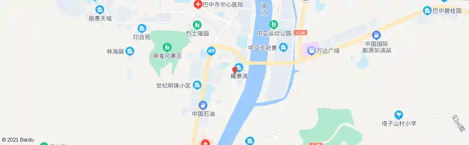 巴中丝厂家属院_公交站地图_巴中公交_妙搜公交查询2025