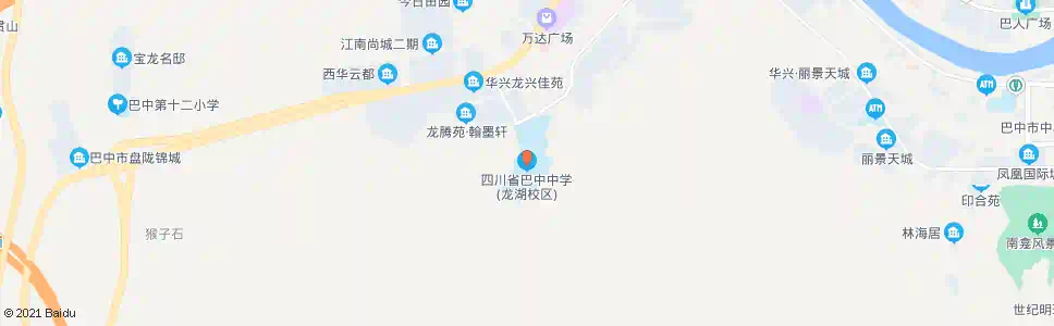 巴中龙湖中学_公交站地图_巴中公交_妙搜公交查询2025