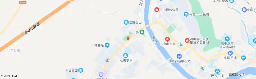 巴中市广电中心_公交站地图_巴中公交_妙搜公交查询2025