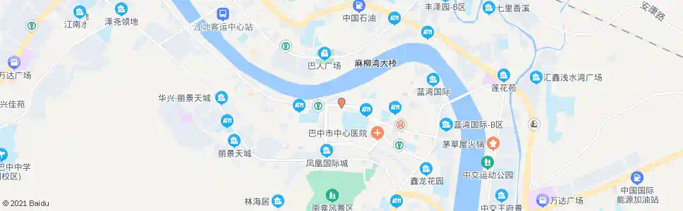 巴中中南大厦_公交站地图_巴中公交_妙搜公交查询2025