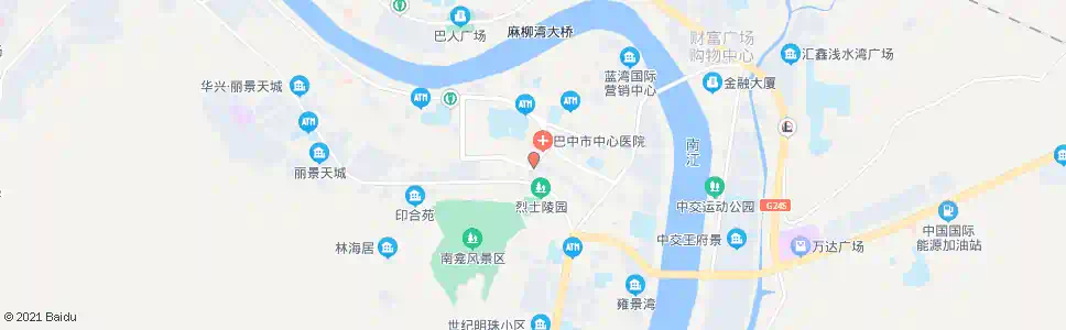 巴中人民医院_公交站地图_巴中公交_妙搜公交查询2025
