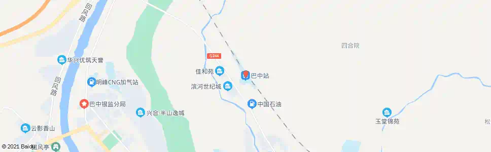 巴中西龛街_公交站地图_巴中公交_妙搜公交查询2025