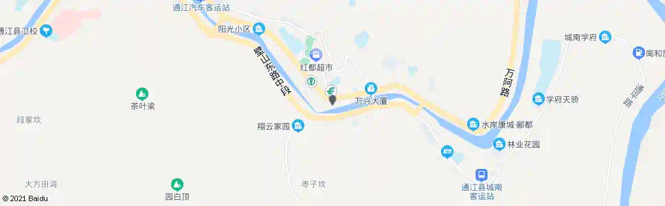 巴中南门市场_公交站地图_巴中公交_妙搜公交查询2025