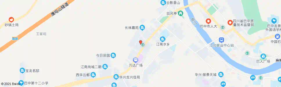 巴中龙湖花园_公交站地图_巴中公交_妙搜公交查询2025