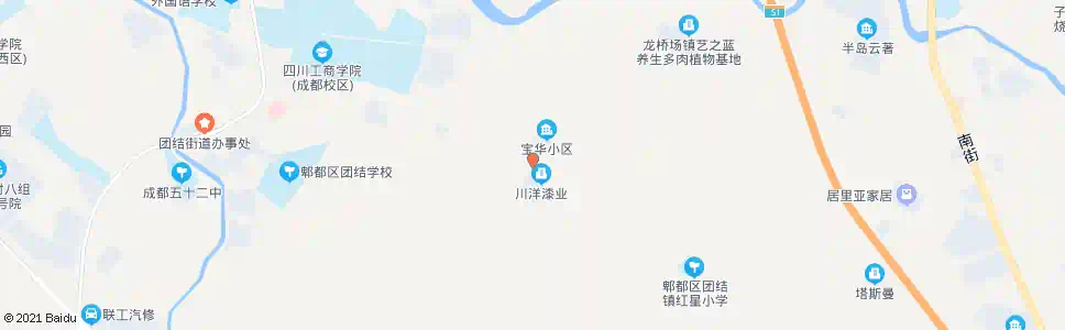 成都宝华小区_公交站地图_成都公交_妙搜公交查询2025