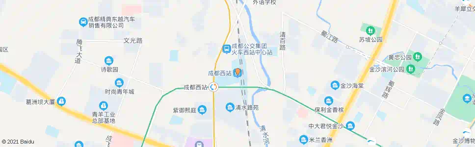 成都云内动力西_公交站地图_成都公交_妙搜公交查询2025