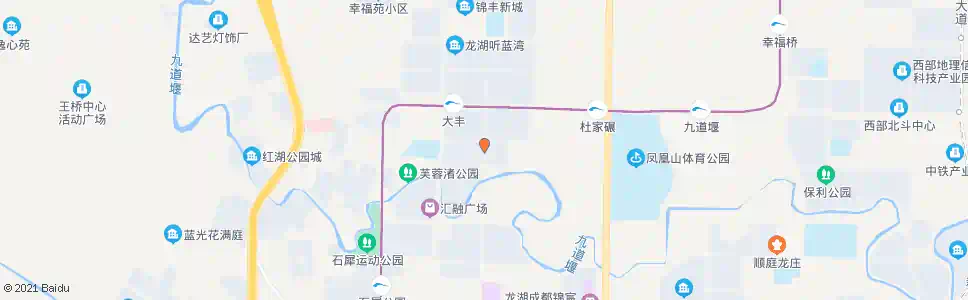 成都大峰景_公交站地图_成都公交_妙搜公交查询2025
