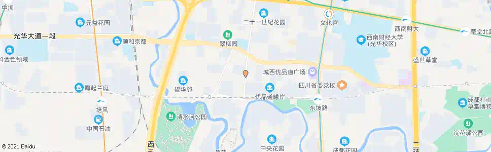 成都东坡北一路中_公交站地图_成都公交_妙搜公交查询2025