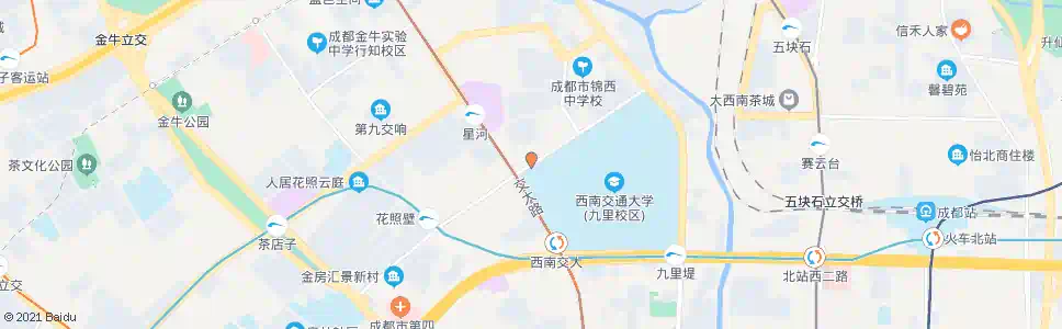 成都群星路西_公交站地图_成都公交_妙搜公交查询2025