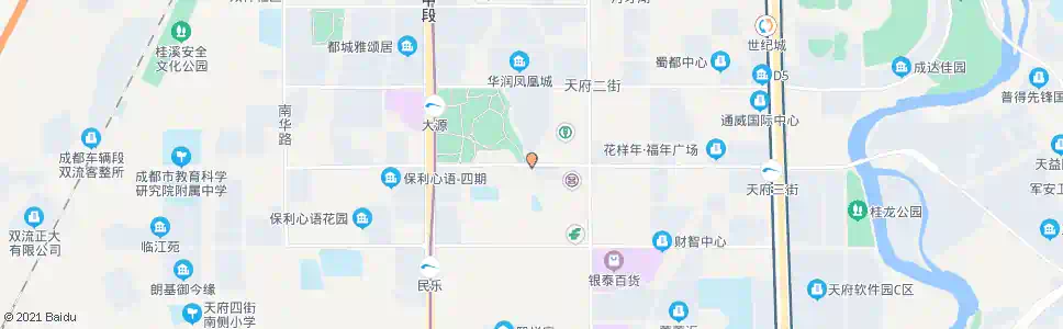 成都民乐村_公交站地图_成都公交_妙搜公交查询2025