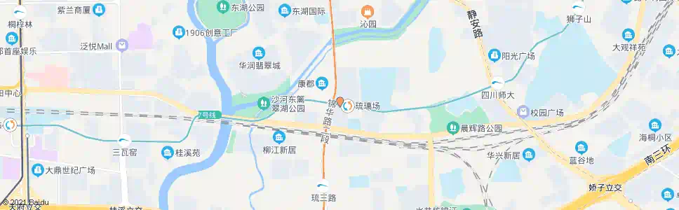 成都琉璃场_公交站地图_成都公交_妙搜公交查询2025
