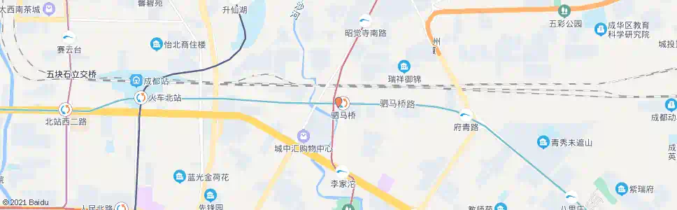 成都地铁驷马桥站_公交站地图_成都公交_妙搜公交查询2025