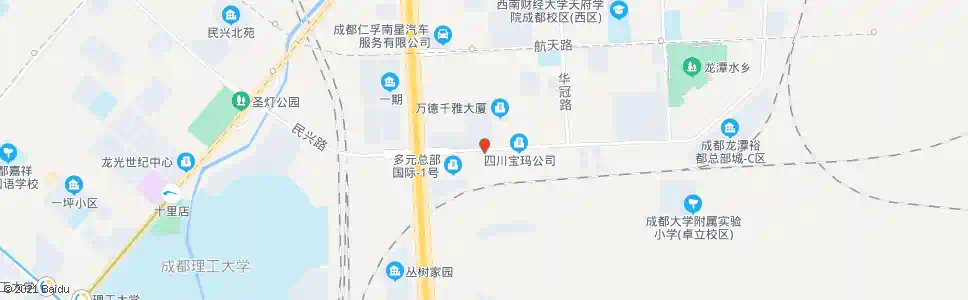 成都成致路成华大道口_公交站地图_成都公交_妙搜公交查询2025