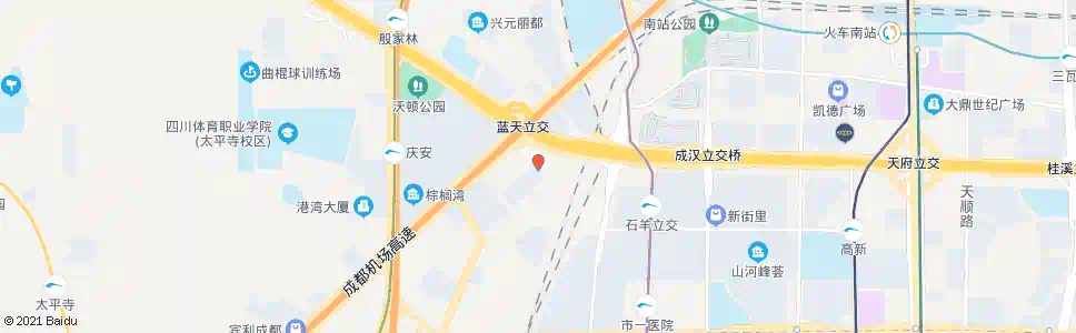 成都新园南一路南_公交站地图_成都公交_妙搜公交查询2025