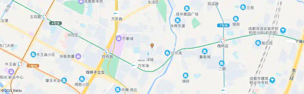 成都双福三路东_公交站地图_成都公交_妙搜公交查询2025