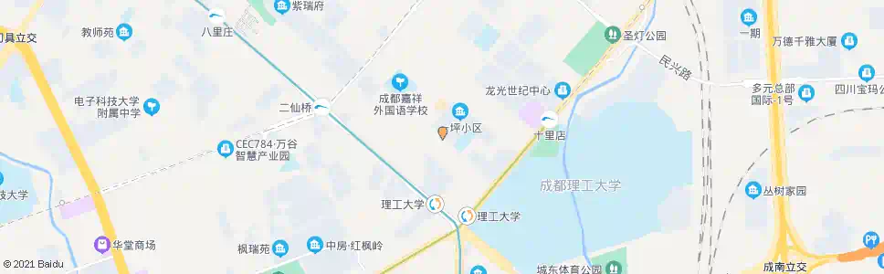 成都二仙桥北二路_公交站地图_成都公交_妙搜公交查询2025