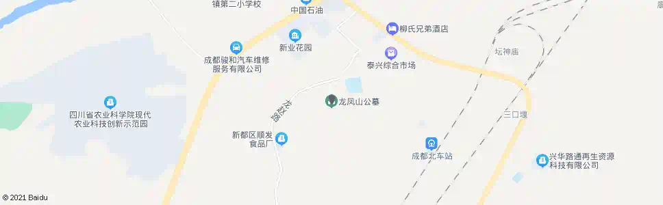 成都金龙山公墓_公交站地图_成都公交_妙搜公交查询2025