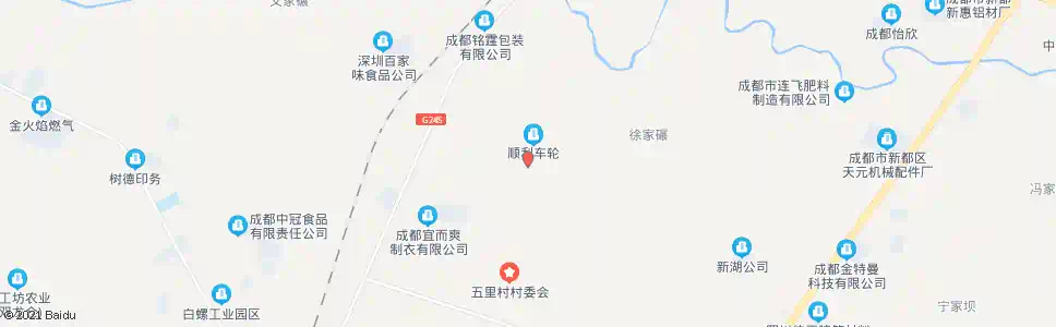 成都高架村_公交站地图_成都公交_妙搜公交查询2025