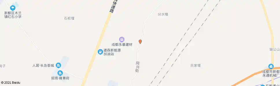 成都分水村_公交站地图_成都公交_妙搜公交查询2025