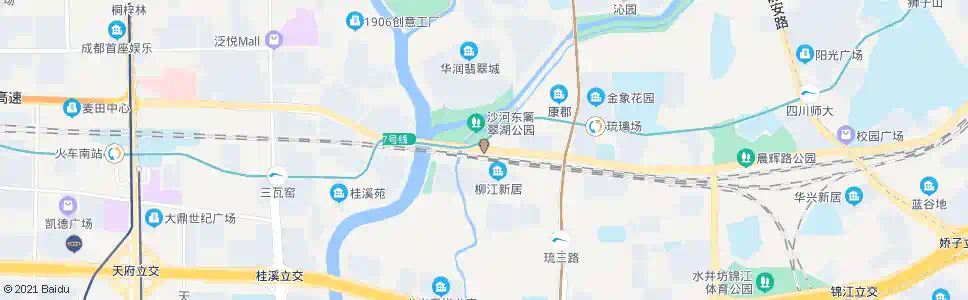 成都高攀东路琉璃路口_公交站地图_成都公交_妙搜公交查询2025