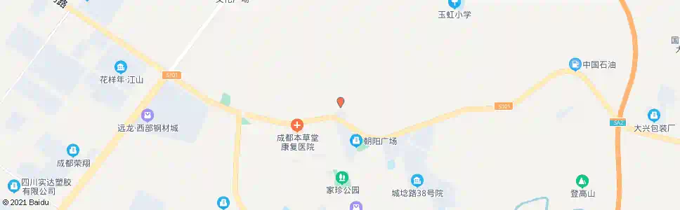 成都邱家店子_公交站地图_成都公交_妙搜公交查询2025