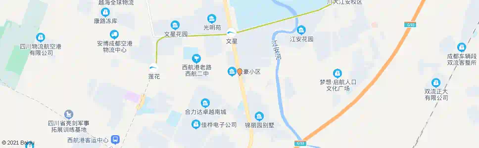 成都文星广场_公交站地图_成都公交_妙搜公交查询2025