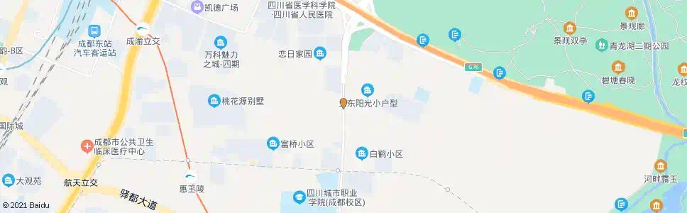 成都洪河大道北路_公交站地图_成都公交_妙搜公交查询2025