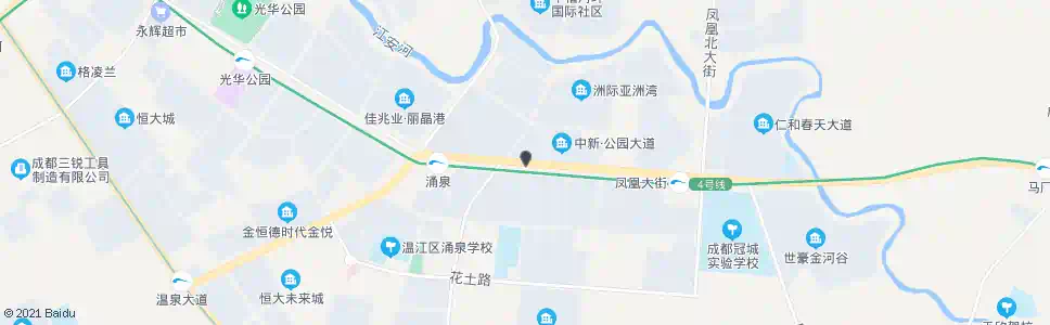 成都光华大道骑士大道口_公交站地图_成都公交_妙搜公交查询2025