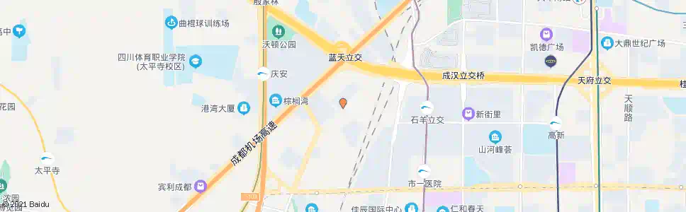 成都新园大道北_公交站地图_成都公交_妙搜公交查询2025