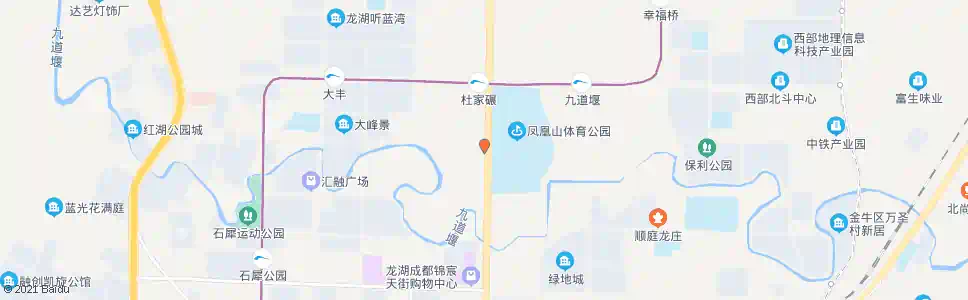 成都北新大道杜太路口_公交站地图_成都公交_妙搜公交查询2025