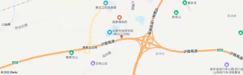 成都梨园桥_公交站地图_成都公交_妙搜公交查询2025