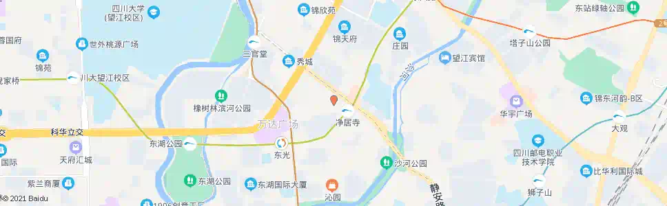 成都净居寺南街_公交站地图_成都公交_妙搜公交查询2025