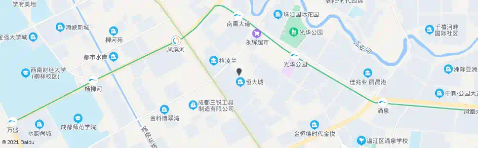 成都政通西路_公交站地图_成都公交_妙搜公交查询2025
