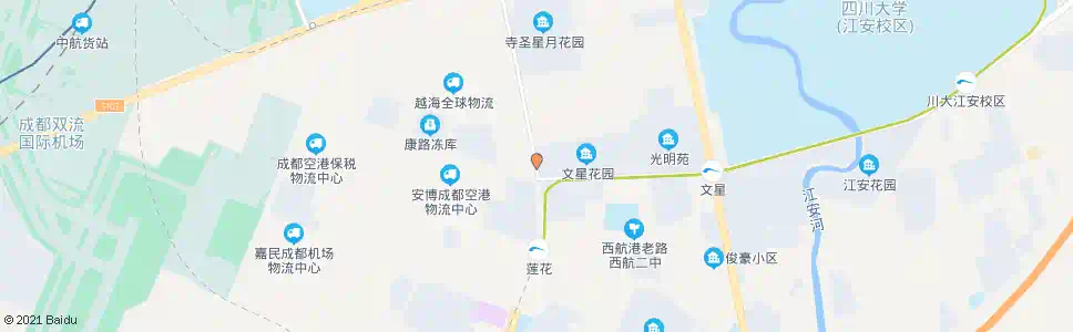 成都西航港大道川大路口_公交站地图_成都公交_妙搜公交查询2025