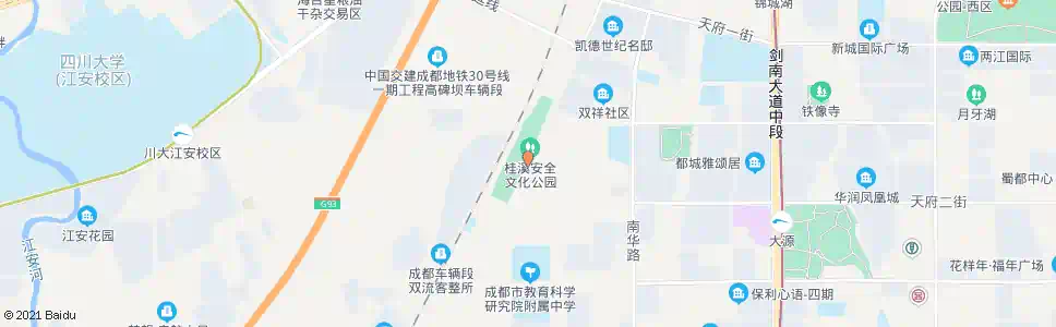 成都昆华路南_公交站地图_成都公交_妙搜公交查询2025