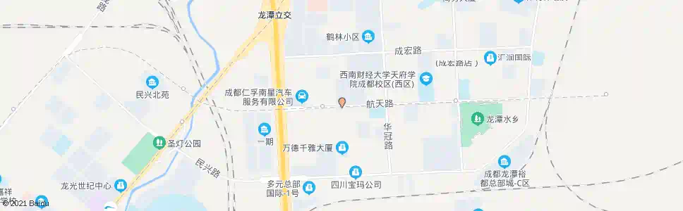 成都航天路华泰路口_公交站地图_成都公交_妙搜公交查询2025