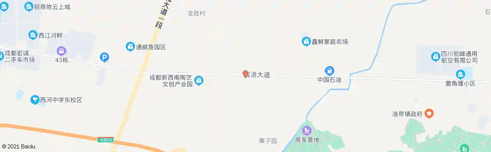成都岐山村_公交站地图_成都公交_妙搜公交查询2025
