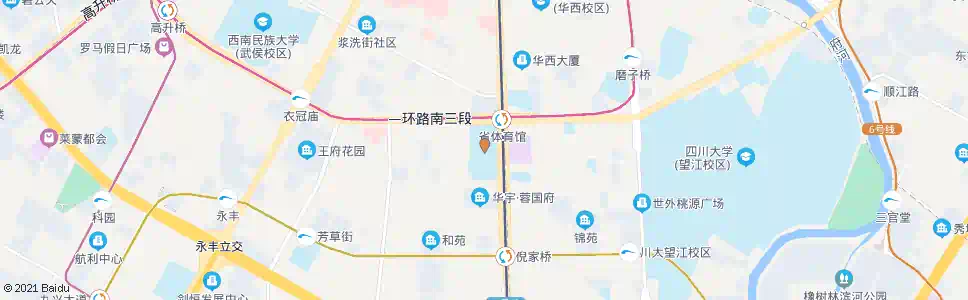 成都省体育馆站_公交站地图_成都公交_妙搜公交查询2025