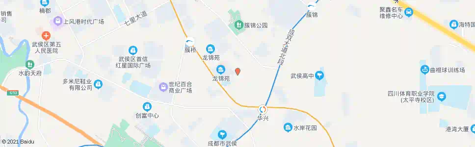 成都龙井南街南_公交站地图_成都公交_妙搜公交查询2025