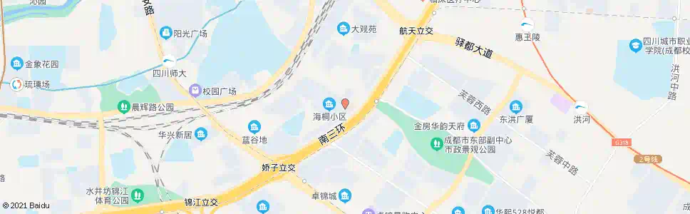 成都海桐小区_公交站地图_成都公交_妙搜公交查询2025