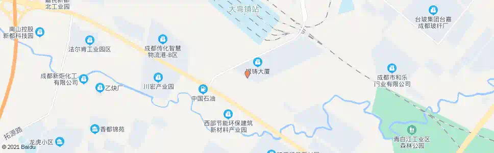 成都散货物流园区_公交站地图_成都公交_妙搜公交查询2025