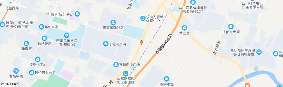 成都绕城大道东一段_公交站地图_成都公交_妙搜公交查询2025